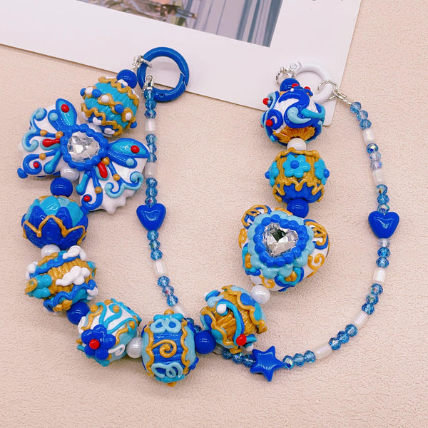 Vintage Cloisonné Cellphone Strap