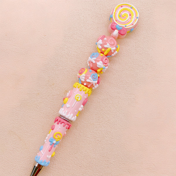 Sweet Candy Lollipop DIY Hand-Painted Pen
