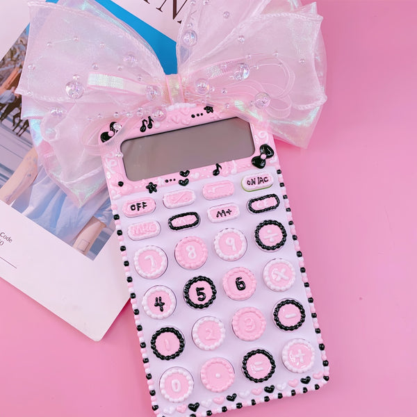 Portable DIY Hand-Painted Calculator, Cute Office Supplies