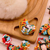 Dunhuang Reverie — Hand-Painted Artisan "Shaker" Craft Beads