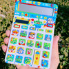DIY Hand-Painted Toy Story Calculator, Dual Power for Students & Office, Unique Handmade