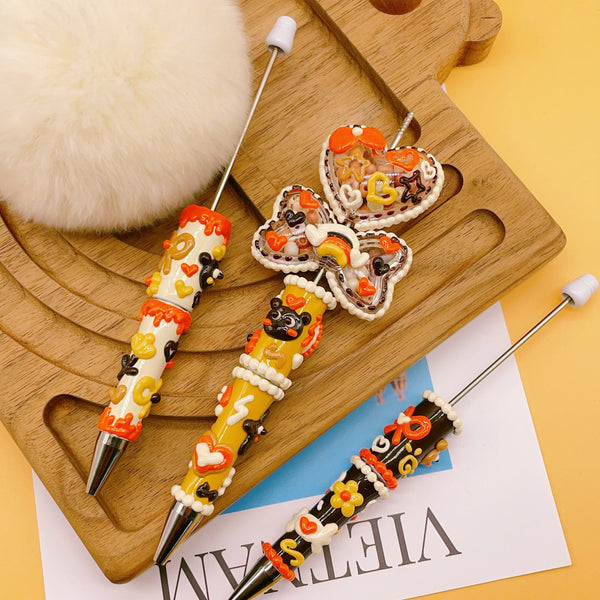 Hand-Painted Artisan DIY Writing Instrument Base