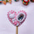 Infinite Pulse: Individually Hand-Painted Large Heart Bead with Square Zircon