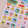 DIY Hand-Painted Crayon Shin-Chan Calculator, Dual Power (Battery & Solar), Unique Handmade Desk Decor for Students Office