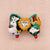 Flying Apsaras: Hand-Painted Zircon Series