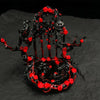 Cathedral of Crimson: 3D Hand-Painted Gothic Noir Scene Display Base