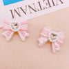 Pink Zircon Bow Bead Accessories