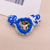 Blue and White Porcelain Nine-Tailed Fox Bead Set