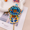 Palace-Style Hand-Painted Bead Set