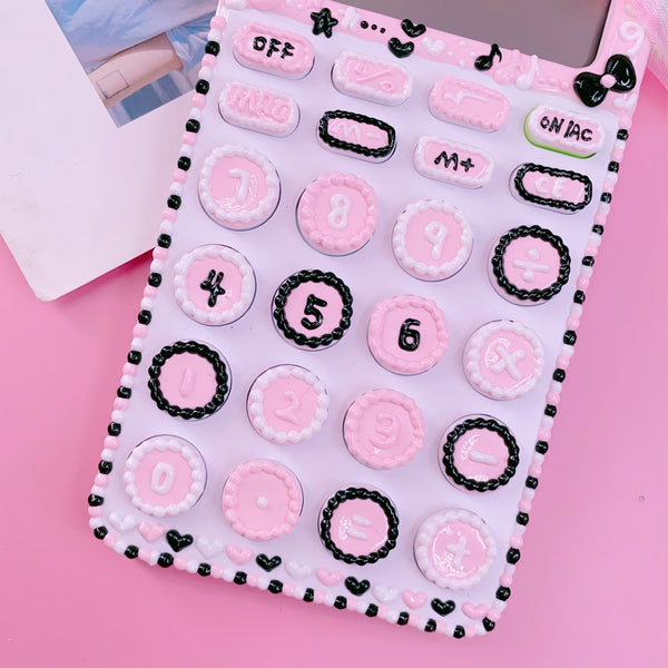 Portable DIY Hand-Painted Calculator, Cute Office Supplies
