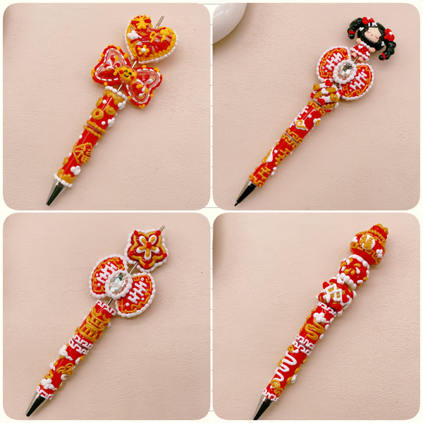 Oriental Art Hand-Drawn Ballpoint Pen