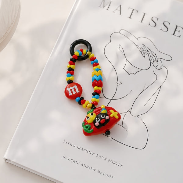 Hand-Painted Artisan Penguin Keyring & Lifestyle Charm