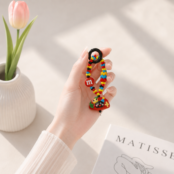 Hand-Painted Artisan Penguin Keyring & Lifestyle Charm