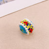 Palace-Style Hand-Painted Bead Set
