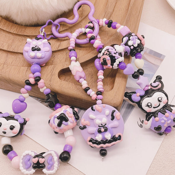 Handcrafted Multi-Strand Luxury Charm for Women's Shoulder & Crossbody Bags
