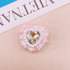 Pink Zircon Bow Bead Accessories