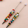 Flying Apsaras: Hand-Painted Dunhuang Heritage Beads