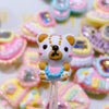 Adorable Hand-Painted Bear – Fully Coated