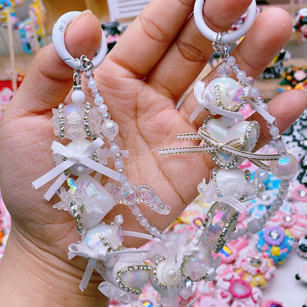 Handcrafted Metal Charm Phone Strap